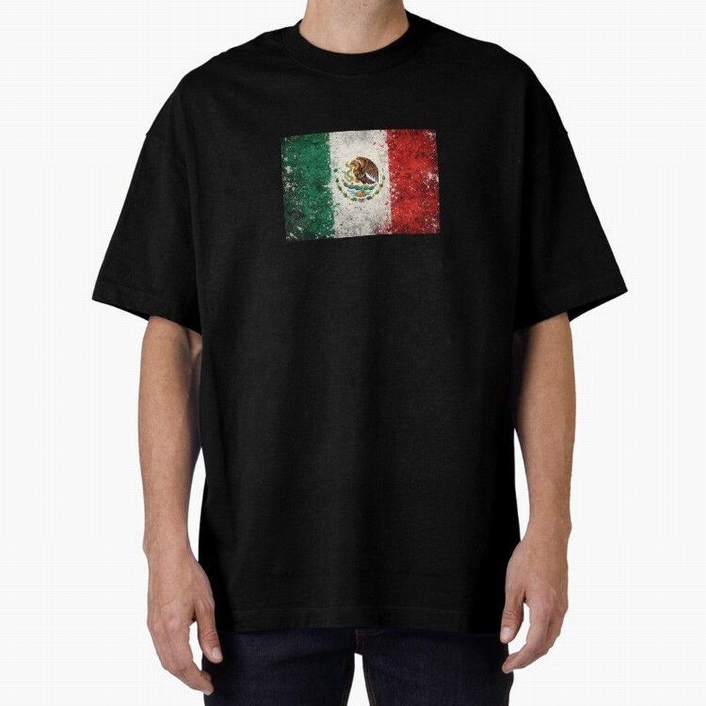 Mexico World Cup Flag ¨C Grunge Football Art Classic T-Shirt Bring Global Football Passion for FIFA World Cup 2026, Made for Neymar, Haaland and Cristiano Ronaldo, France and Portugal, Worldwide Fan Energy, Dramatic Goals, Stadium Lights and