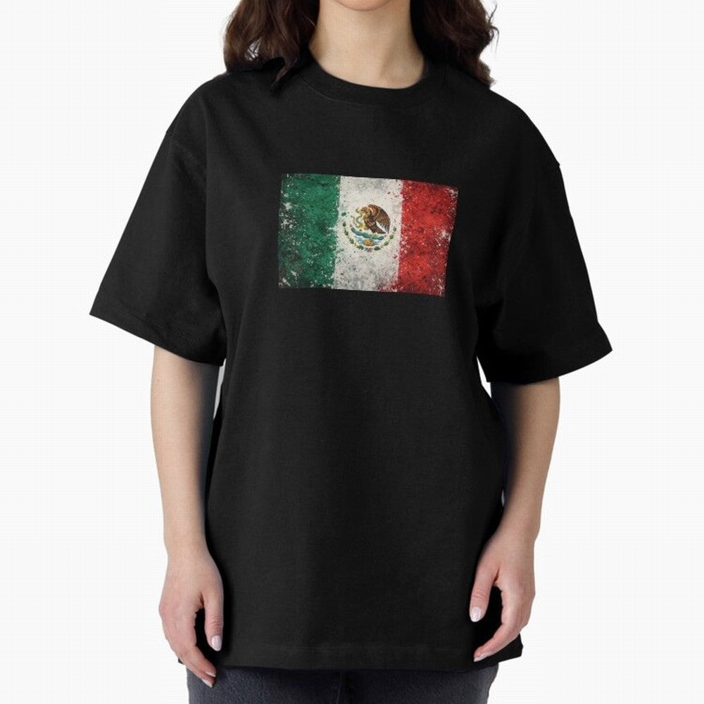 Mexico World Cup Flag ¨C Grunge Football Art Classic T-Shirt Bring Global Football Passion for FIFA World Cup 2026, Made for Neymar, Haaland and Cristiano Ronaldo, France and Portugal, Worldwide Fan Energy, Dramatic Goals, Stadium Lights and