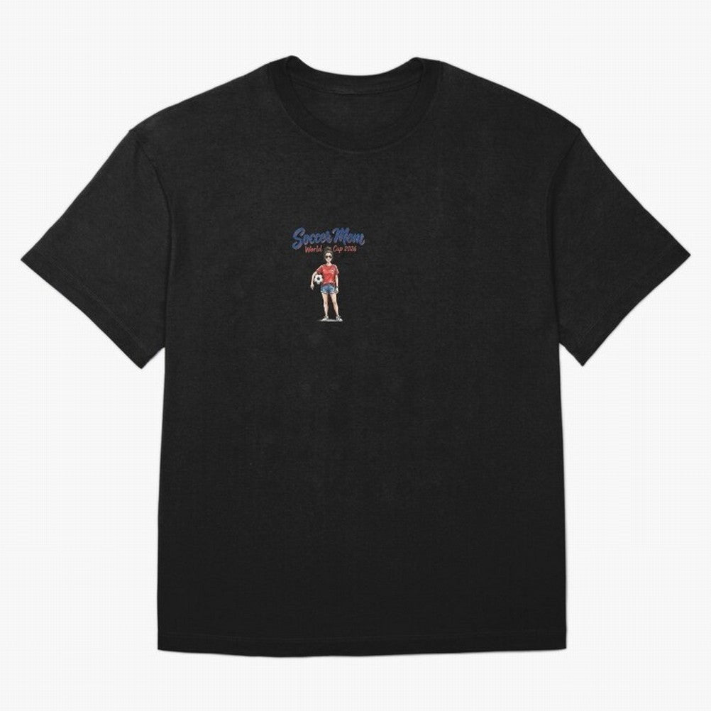 Soccer Mom World Cup 2026 | Football Mom Illustration Classic T-Shirt Stand Out with Spirit from Global Football Passion for FIFA World Cup 2026 USA Canada Mexico, Centered on Messi, CR7 and Mbappe, Netherlands, Classic Soccer Heritage,