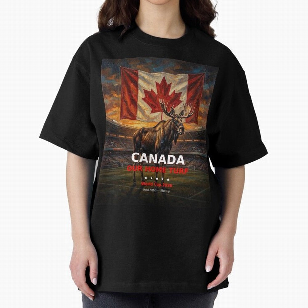 Canada Our Home Turf - World Cup 2026 Soccer Fan Tee Classic T-Shirt Spotlight Global Football Passion for FIFA World Cup 2026 USA Canada Mexico, Connected to Mbappe, England and Germany, Tournament Hype, Historic Matchups, Family Viewing Parties