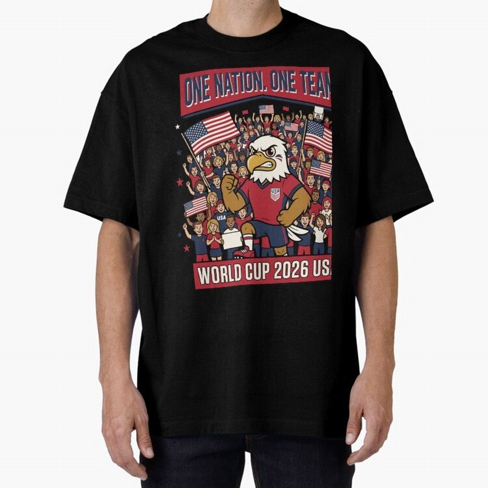 One Nation One Team ¡ª World Cup 2026 USA Classic T-Shirt Support Match Day Hype around FIFA World Cup 2026 USA Canada Mexico, CR7 and Messi, France and Portugal, Tournament Hype, Historic Matchups, Family Viewing Parties and Global Sports Pride;