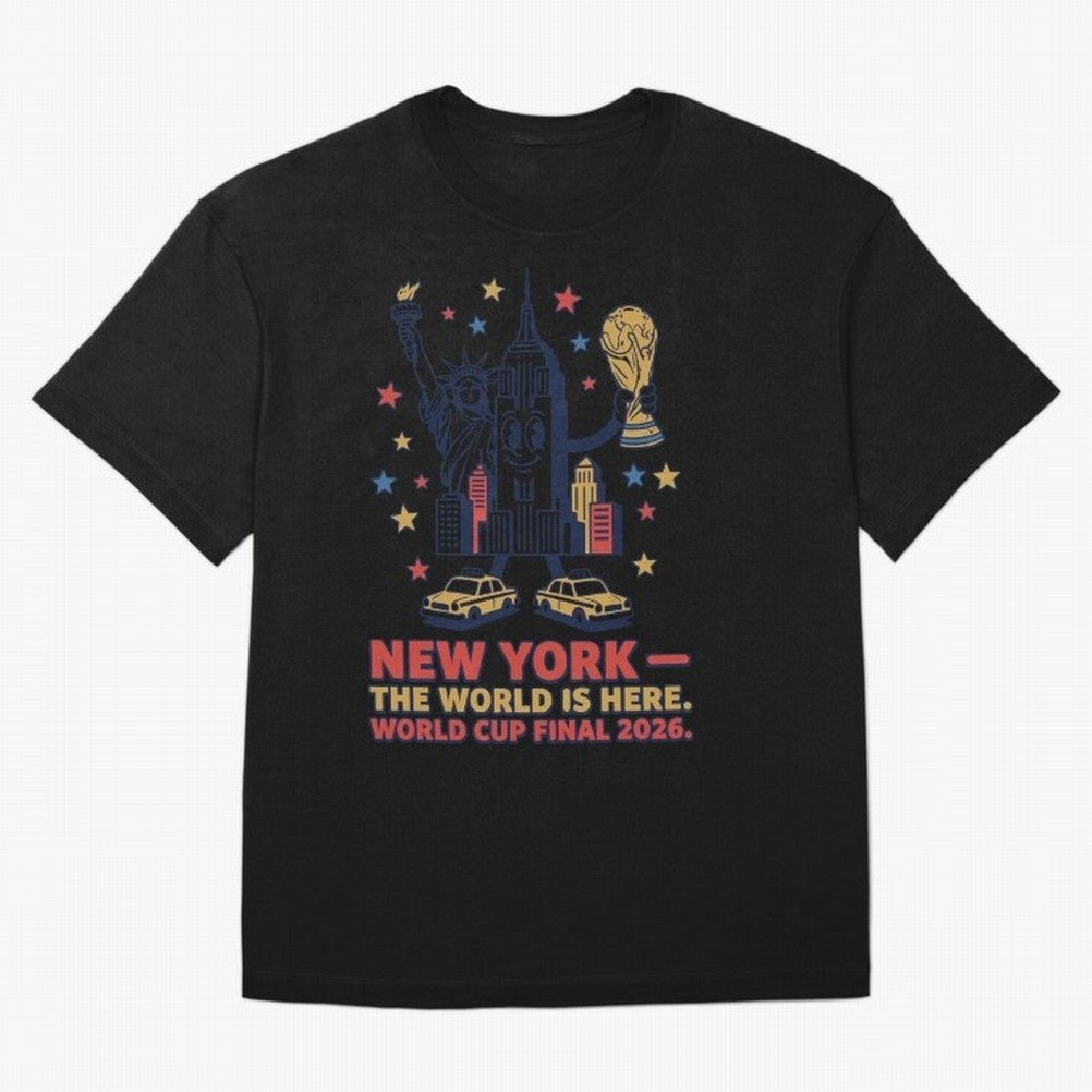 New York World Cup Final ¡ª Liberty Scores V2 Classic T-Shirt Keep the Legacy of FIFA World Cup 2026 USA Canada Mexico for Fans of CR7 and Messi and Spain and Netherlands, Bringing Classic Soccer Heritage, Championship Pressure, Fan Loyalty and