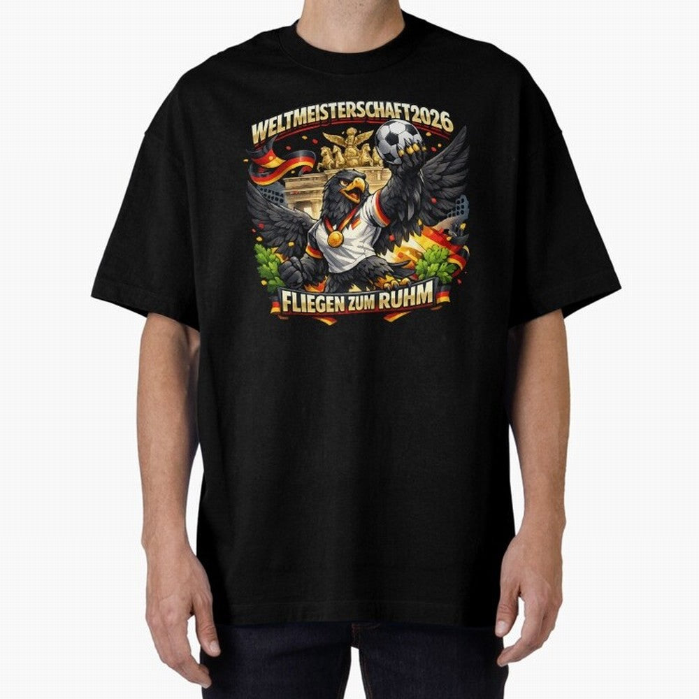German Eagle World Cup 2026 Football Fan Art Classic T-Shirt Discover Match Day Hype around FIFA World Cup 2026 USA Canada Mexico, Mbappe, Netherlands, Fan Favorite Moments, National Team Passion, Big Match Drama and Soccer History; Ideal for