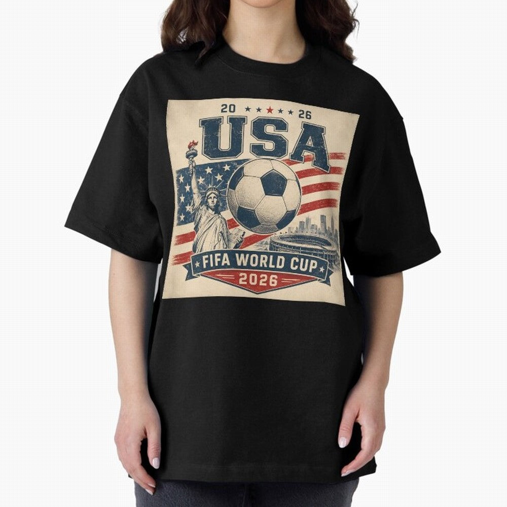 USA WORLD CUP 2026 Classic T-Shirt Bring Champion Energy into Global Football Passion for FIFA World Cup 2026 Group Stage, Driven by Cristiano Ronaldo, Spain, Classic Soccer Heritage, Championship Pressure, Fan Loyalty and International Pride;