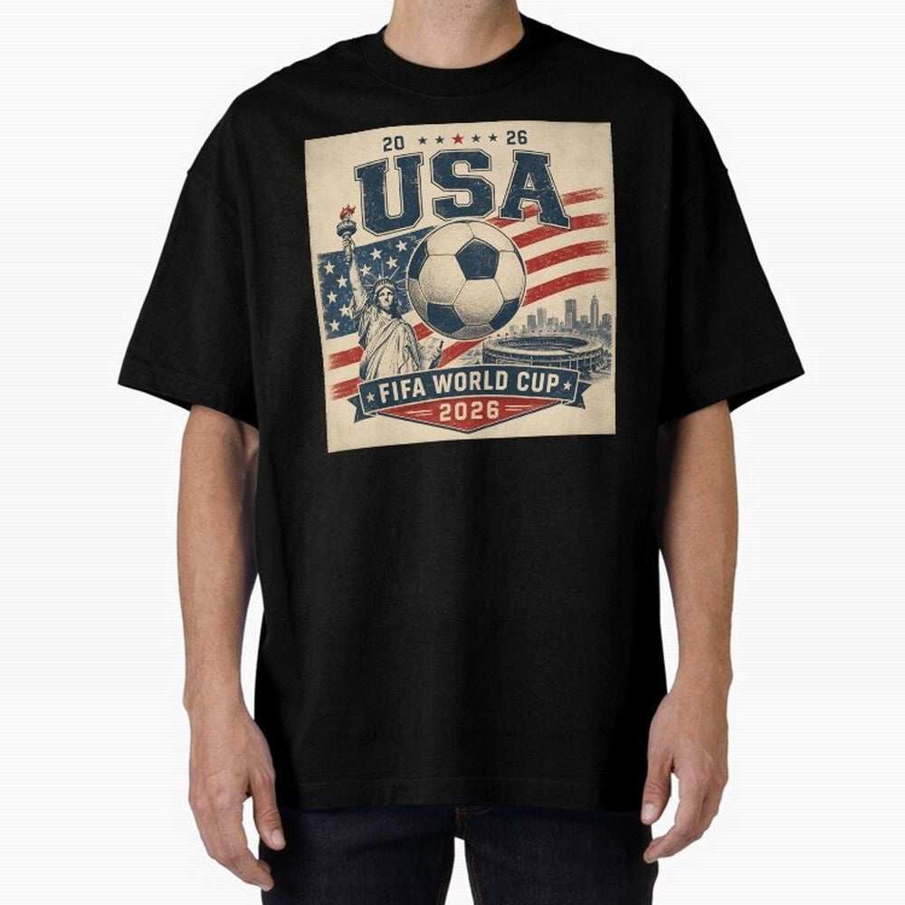 USA WORLD CUP 2026 Classic T-Shirt Bring Champion Energy into Global Football Passion for FIFA World Cup 2026 Group Stage, Driven by Cristiano Ronaldo, Spain, Classic Soccer Heritage, Championship Pressure, Fan Loyalty and International Pride;