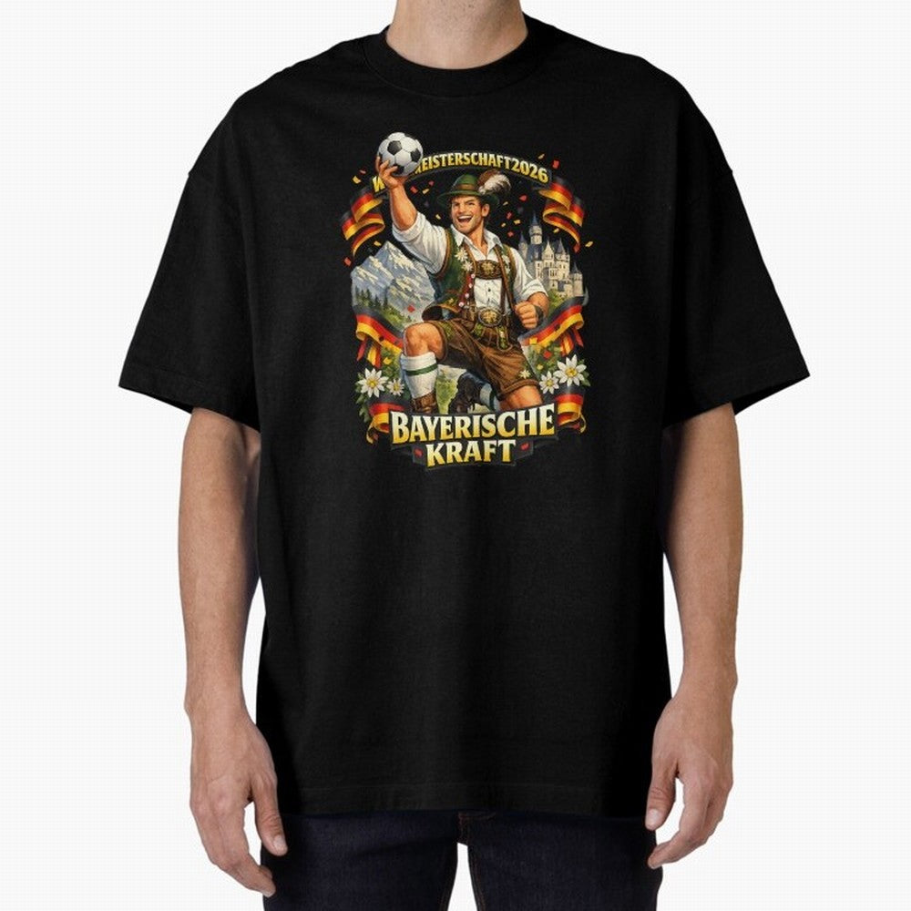 Bayerische Kraft World Cup 2026 Germany Fan Classic T-Shirt Feel FIFA World Cup 2026 Group Stage Spirit, Built around Spain, Messi, Neymar and Mbappe, Stadium Chants, National Pride, Trophy Dreams and Unforgettable Football Memories; Created for