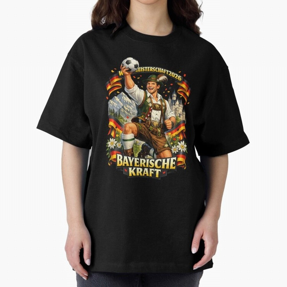 Bayerische Kraft World Cup 2026 Germany Fan Classic T-Shirt Feel FIFA World Cup 2026 Group Stage Spirit, Built around Spain, Messi, Neymar and Mbappe, Stadium Chants, National Pride, Trophy Dreams and Unforgettable Football Memories; Created for