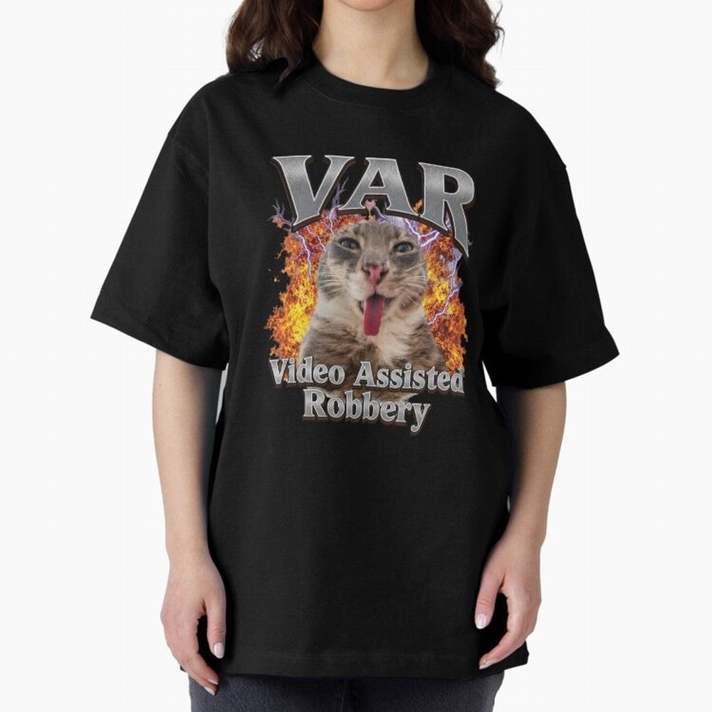 VAR Video Assisted Robbery Funny World Cup 2026 Meme Soccer Fan Football Humor Classic T-Shirt Bring Match Day Fire to FIFA World Cup 2026 USA Canada Mexico Driven by Messi and Cristiano Ronaldo, Argentina Energy, Football History, Final Match