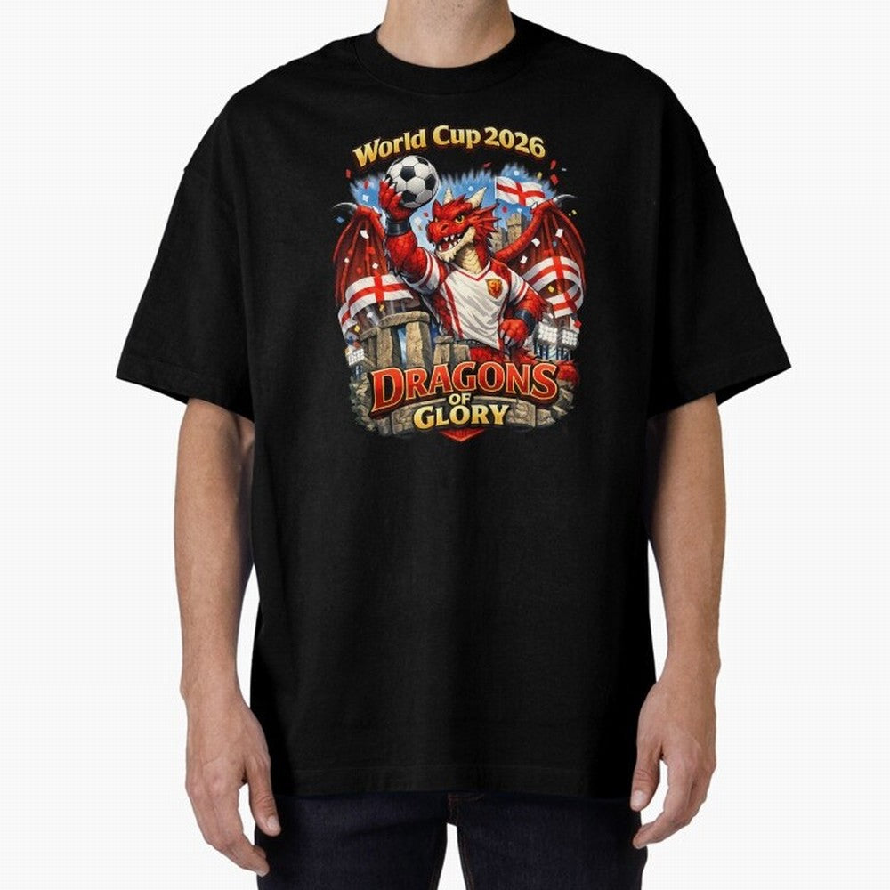World Cup 2026 Dragons of Glory Classic T-Shirt Remember Iconic Moments from Global Football Passion for FIFA World Cup 2026, Centered on Messi, Neymar and Mbappe, Brazil, Portugal and Argentina, Supporter Pride, Iconic Celebrations, Legendary
