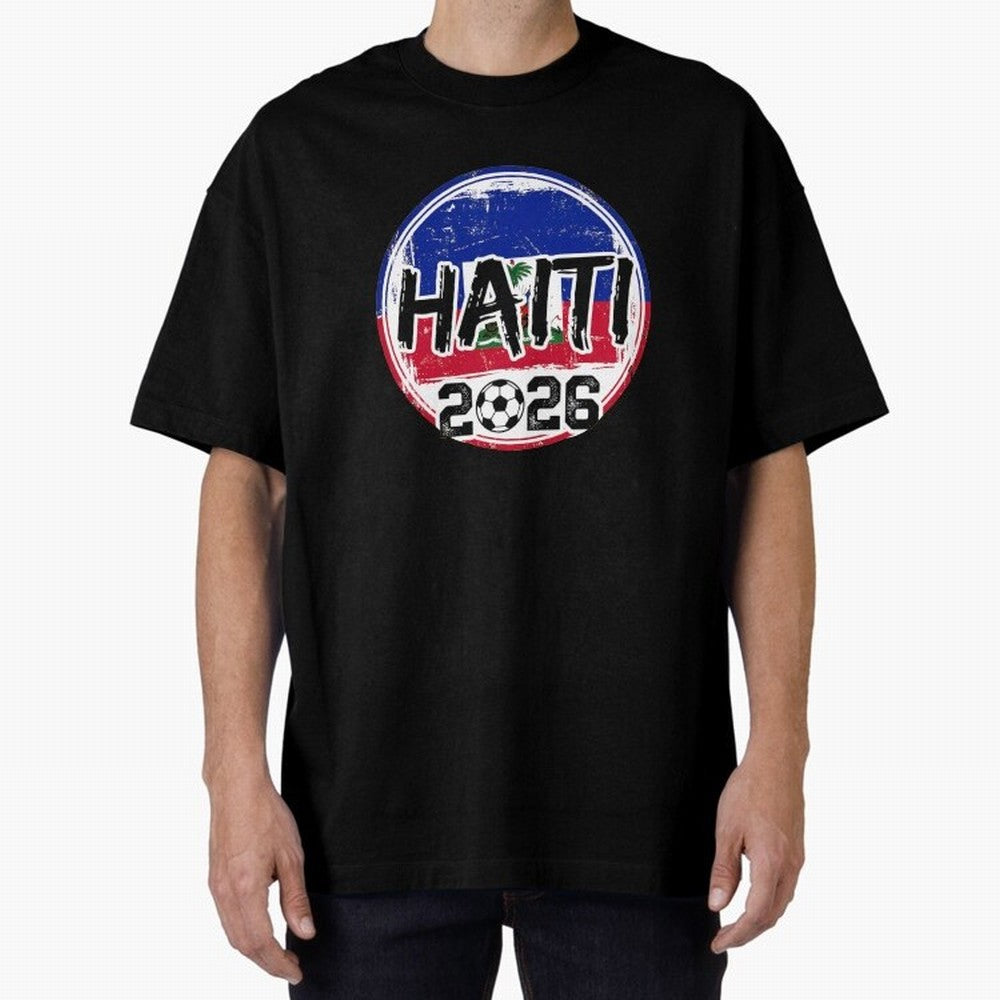 Haiti World Cup 2026 Soccer Fan Game Day T-Shirt Bring Supporter Culture to Match Day Hype around FIFA World Cup 2026 USA Canada Mexico, Haaland and Mbappe, England, Worldwide Fan Energy, Dramatic Goals, Stadium Lights and Championship