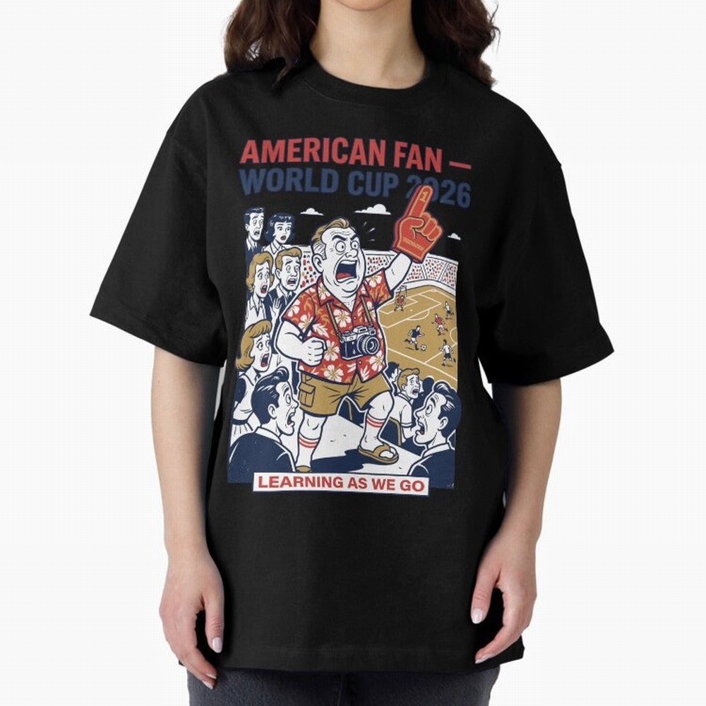 American Fan ¡ª World Cup 2026 ¡ª Learning as We Go V1 Classic T-Shirt Honor Champions and Dreams in FIFA World Cup 2026 USA Canada Mexico Capturing Cristiano Ronaldo, Brazil Energy, Classic Soccer Heritage, Championship Pressure, Fan Loyalty and