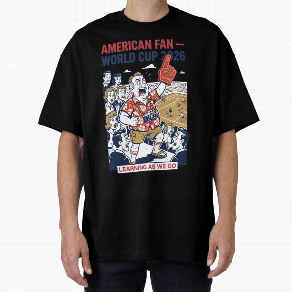 American Fan ¡ª World Cup 2026 ¡ª Learning as We Go V1 Classic T-Shirt Honor Champions and Dreams in FIFA World Cup 2026 USA Canada Mexico Capturing Cristiano Ronaldo, Brazil Energy, Classic Soccer Heritage, Championship Pressure, Fan Loyalty and