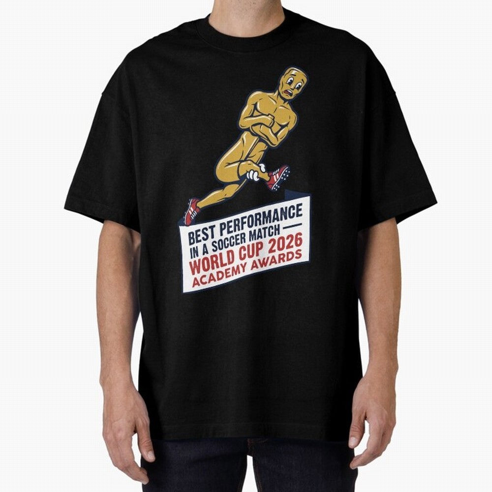 Academy Awards Best Performance Soccer V1 Classic T-Shirt Turn Up for FIFA World Cup 2026 USA Canada Mexico for Fans of Neymar and Portugal, Bringing Football History, Final Match Energy, Crowd Noise and Once in a Lifetime Moments; Perfect for