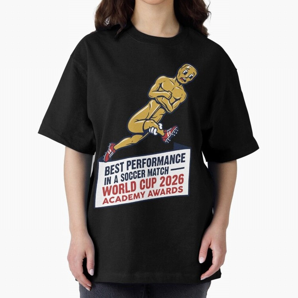 Academy Awards Best Performance Soccer V1 Classic T-Shirt Turn Up for FIFA World Cup 2026 USA Canada Mexico for Fans of Neymar and Portugal, Bringing Football History, Final Match Energy, Crowd Noise and Once in a Lifetime Moments; Perfect for
