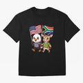 The American eagle and its friend, the South African springbok Classic T-Shirt Bring a Vintage Feel to FIFA World Cup 2026 Group Stage Inspired by Cristiano Ronaldo, Haaland and CR7, Germany Energy, Football History, Final Match Energy, Crowd Noise
