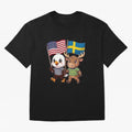 The American eagle and its friend, the Swedish elk Classic T-Shirt Make Your Look Match Match Day Hype around FIFA World Cup 2026 Group Stage, CR7, England and Germany, Worldwide Fan Energy, Dramatic Goals, Stadium Lights and Championship