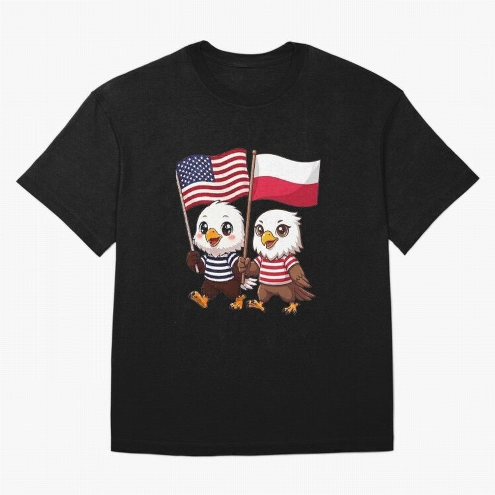 The American eagle and its friend, the Polish eagle Classic T-Shirt Celebrate Fan Culture around the FIFA World Cup 2026 Journey through Cristiano Ronaldo Highlights, France and Portugal Pride, Championship Spirit, Famous Goals, Roaring Crowds and