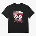 The American eagle and its friend, the Polish eagle Classic T-Shirt Celebrate Fan Culture around the FIFA World Cup 2026 Journey through Cristiano Ronaldo Highlights, France and Portugal Pride, Championship Spirit, Famous Goals, Roaring Crowds and