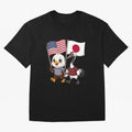 The American eagle and its friend, the Japanese crane Classic T-Shirt Bring a Champion Mindset to FIFA World Cup 2026 Spirit, Inspired by Germany, Messi, Neymar and Mbappe, Football History, Final Match Energy, Crowd Noise and Once in a Lifetime