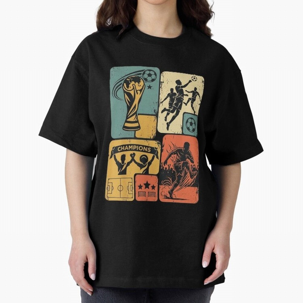 Retro World Cup 2026 Soccer Champion - Vintage Aesthetic Classic Football Shirt Design for Fans and Gift Classic T-Shirt Live the Energy of FIFA World Cup 2026 Group Stage Spirit, Connected to Germany, Messi, Neymar and Mbappe, Football History,