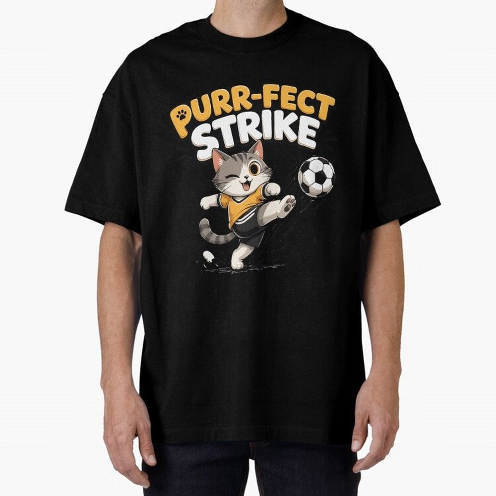 Copy of Purr-fect Strike Classic T-Shirt Relive Legendary Nights from the FIFA World Cup 2026 Group Stage Journey through Haaland Highlights, Germany Pride, Match Day Excitement, Supporter Culture, Golden Goals and Global Football Passion; Perfect