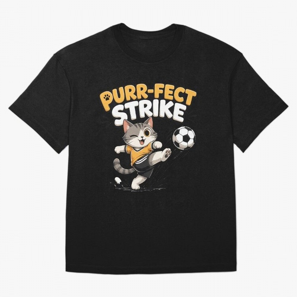 Copy of Purr-fect Strike Classic T-Shirt Relive Legendary Nights from the FIFA World Cup 2026 Group Stage Journey through Haaland Highlights, Germany Pride, Match Day Excitement, Supporter Culture, Golden Goals and Global Football Passion; Perfect