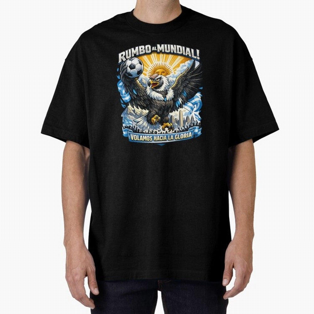 Argentina Eagle World Cup Pride Classic T-Shirt Cheer for FIFA World Cup 2026 Group Stage Capturing Neymar, Portugal, Spain and Germany Energy, Stadium Chants, National Pride, Trophy Dreams and Unforgettable Football Memories; Perfect for Fans,