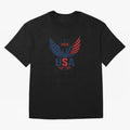 FIFA World Cup 2026 USA Eagle ¨C Patriotic Soccer Art Classic T-Shirt Back the Journey through FIFA World Cup 2026 Group Stage Spirit, Capturing France and Portugal, Messi and Cristiano Ronaldo, Worldwide Fan Energy, Dramatic Goals, Stadium Lights