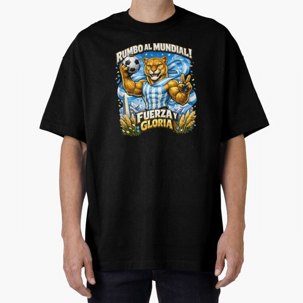 Argentina Puma World Cup Fan Art Classic T-Shirt Celebrate Rivalries and Pride in FIFA World Cup 2026 USA Canada Mexico for Fans of Messi and Cristiano Ronaldo and Argentina, Bringing Football History, Final Match Energy, Crowd Noise and Once in a