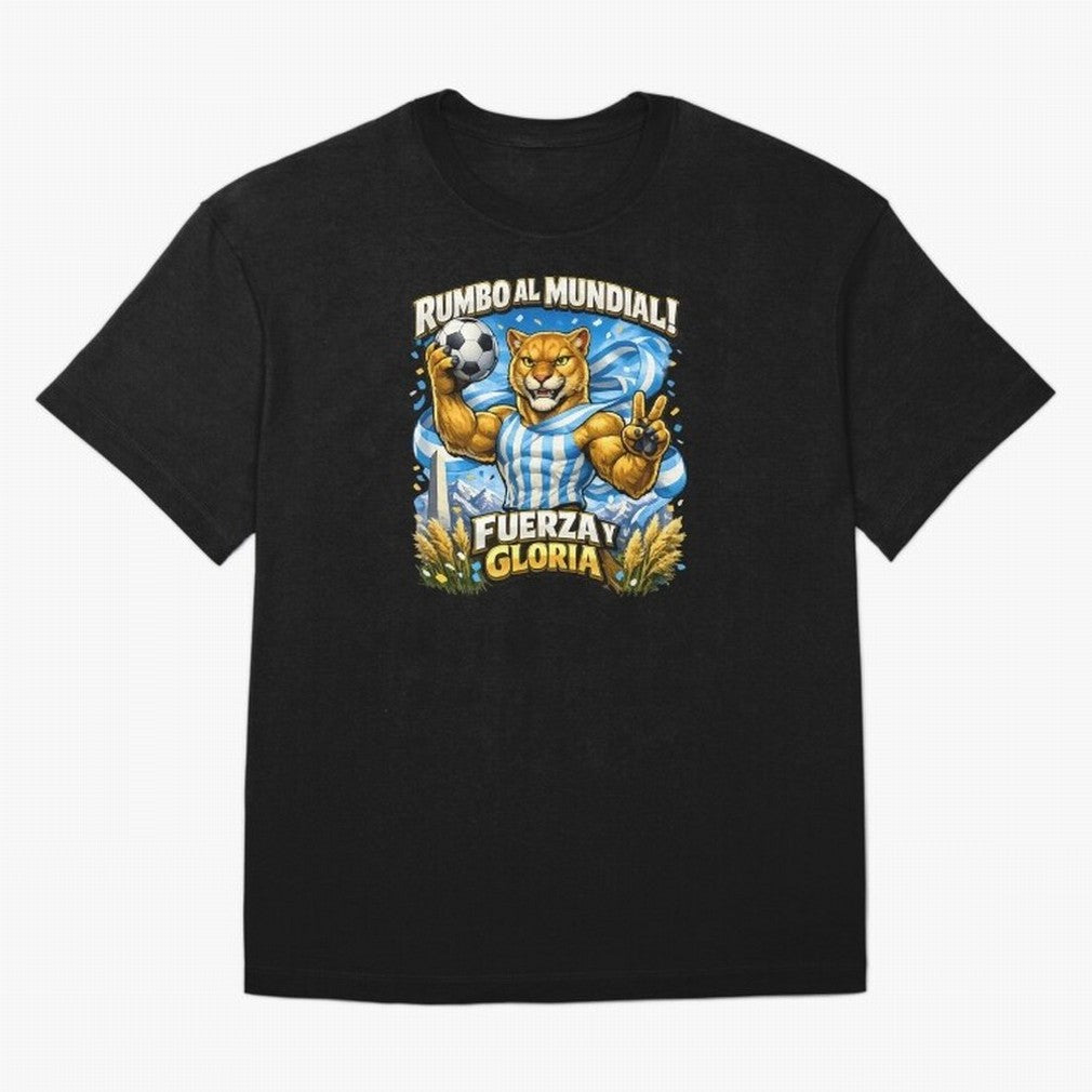 Argentina Puma World Cup Fan Art Classic T-Shirt Celebrate Rivalries and Pride in FIFA World Cup 2026 USA Canada Mexico for Fans of Messi and Cristiano Ronaldo and Argentina, Bringing Football History, Final Match Energy, Crowd Noise and Once in a