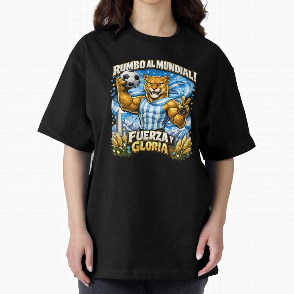 Argentina Puma World Cup Fan Art Classic T-Shirt Celebrate Rivalries and Pride in FIFA World Cup 2026 USA Canada Mexico for Fans of Messi and Cristiano Ronaldo and Argentina, Bringing Football History, Final Match Energy, Crowd Noise and Once in a