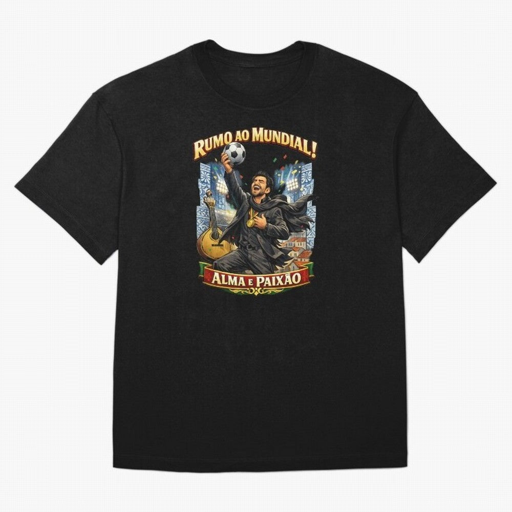 Portugal World Cup Passion Football Fan Classic T-Shirt Celebrate the Next Chapter of the FIFA World Cup 2026 Journey through Messi, Neymar and Mbappe Highlights, Argentina and Brazil Pride, Tournament Hype, Historic Matchups, Family Viewing