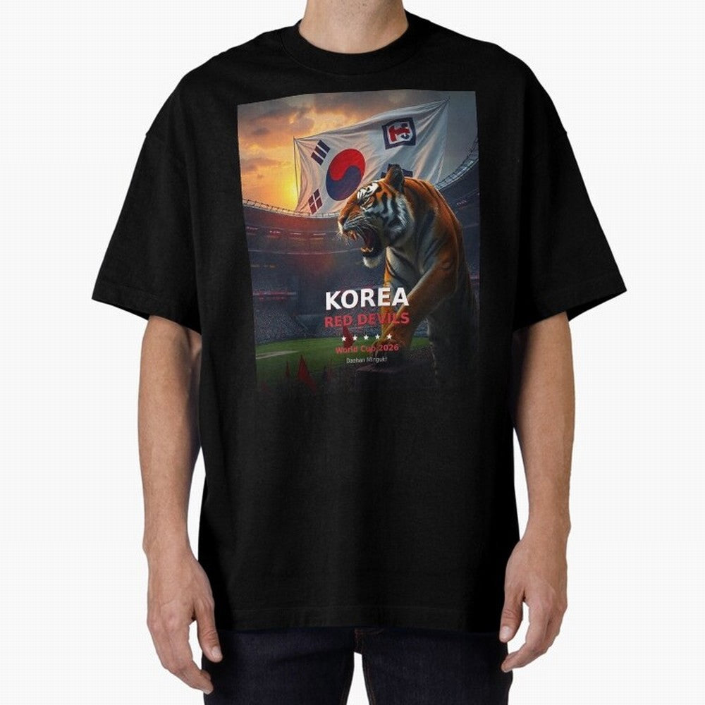 Korea Red Devils - World Cup 2026 Soccer Fan Tee Classic T-Shirt Bring International Match Energy to the FIFA World Cup 2026 USA Canada Mexico Journey through Messi Highlights, Brazil Pride, Soccer Culture, Superstar Moments, National Team Dreams