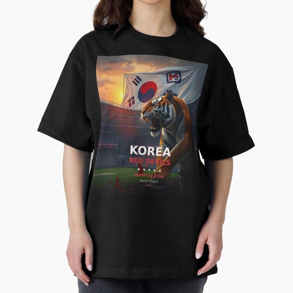 Korea Red Devils - World Cup 2026 Soccer Fan Tee Classic T-Shirt Bring International Match Energy to the FIFA World Cup 2026 USA Canada Mexico Journey through Messi Highlights, Brazil Pride, Soccer Culture, Superstar Moments, National Team Dreams