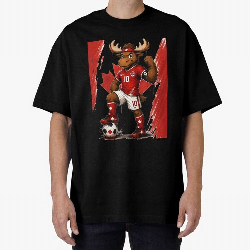 Canada World Cup Classic T-Shirt Stand Out with Spirit from Global Football Passion for FIFA World Cup 2026 USA Canada Mexico, Capturing Messi and Cristiano Ronaldo, England, Vintage Soccer Flavor, Modern Football Stars, National Flags and Final