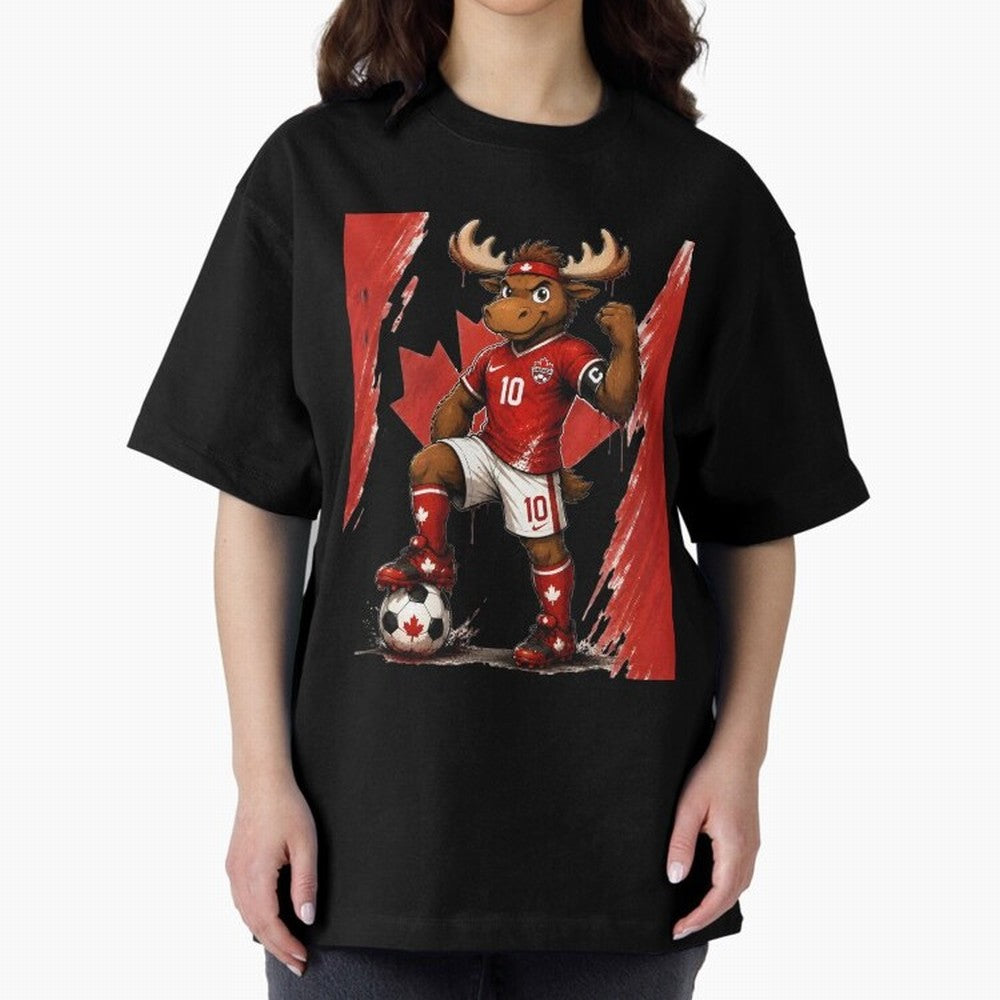 Canada World Cup Classic T-Shirt Stand Out with Spirit from Global Football Passion for FIFA World Cup 2026 USA Canada Mexico, Capturing Messi and Cristiano Ronaldo, England, Vintage Soccer Flavor, Modern Football Stars, National Flags and Final