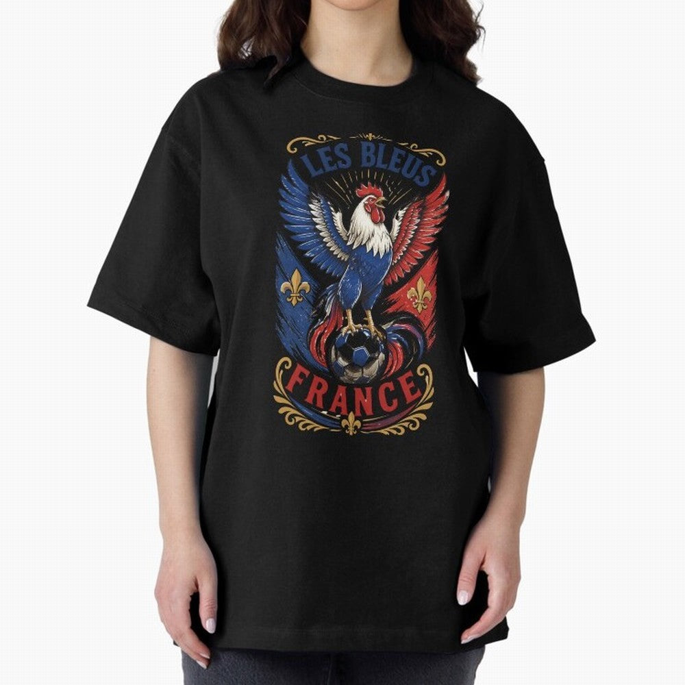 France Soccer Rooster - Les Bleus Vintage Patriotic Football Fan T-Shirt Classic T-Shirt Bring Legendary Rivalry Energy to FIFA World Cup 2026 USA Canada Mexico Spirit, Connected to France, Haaland and Mbappe, Match Day Excitement, Supporter