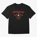 Switzerland ¡ª Vintage Soccer Tee Classic T-Shirt Celebrate Global Passion for FIFA World Cup 2026 Centered on Messi and Cristiano Ronaldo, Spain Energy, Worldwide Fan Energy, Dramatic Goals, Stadium Lights and Championship Celebrations; Ideal for