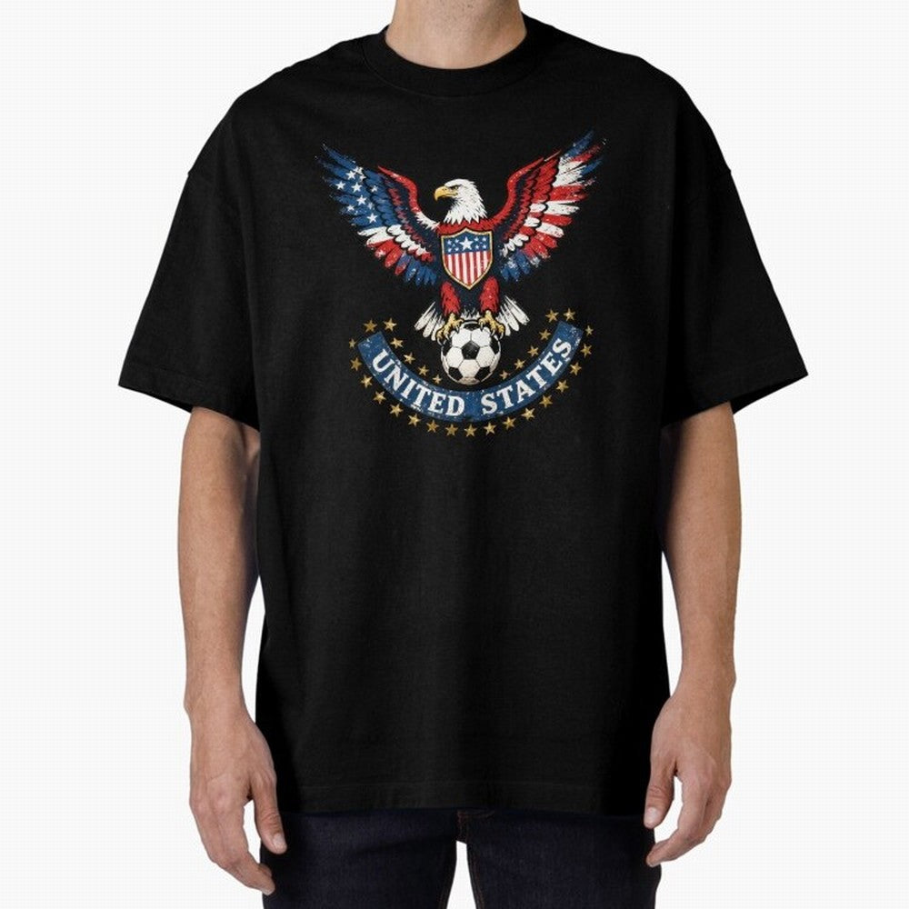 USA Soccer Eagle - United States Football Fan Classic T-Shirt Celebrate the Magic of FIFA World Cup 2026 USA Canada Mexico Centered on Messi, France Energy, Match Day Excitement, Supporter Culture, Golden Goals and Global Football Passion; Perfect