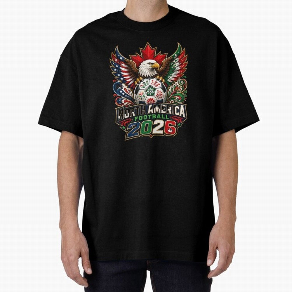 United by Football 2026 North America Soccer Design Classic T-Shirt Honor the Beautiful Game during the FIFA World Cup 2026 Journey through CR7 and Messi Highlights, England and Germany Pride, Stadium Chants, National Pride, Trophy Dreams and