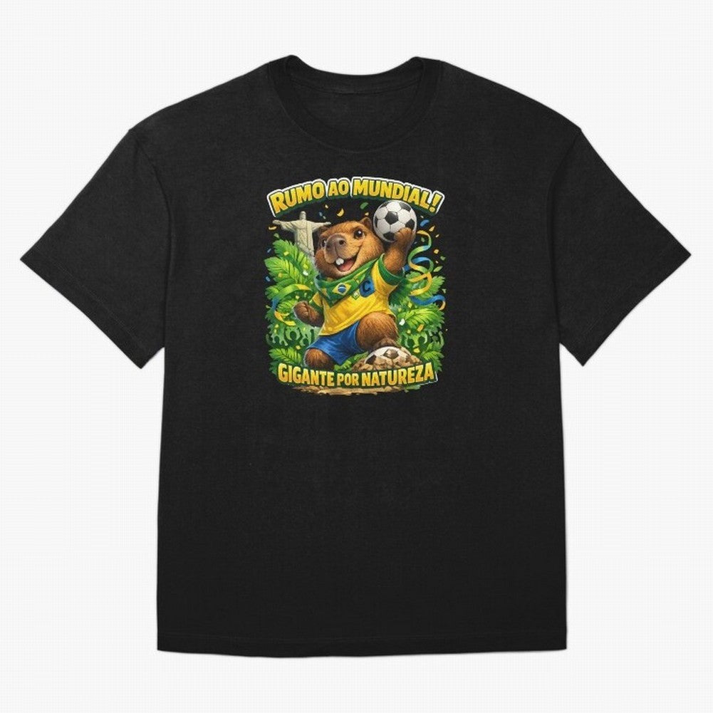 Brazil World Cup 2026 Capybara Fan Shirt Classic T-Shirt Make Every Match About FIFA World Cup 2026 Group Stage Spirit, Celebrating Brazil, Portugal and Argentina, Messi and Cristiano Ronaldo, Goal Celebration Energy, Supporter Heritage, Football