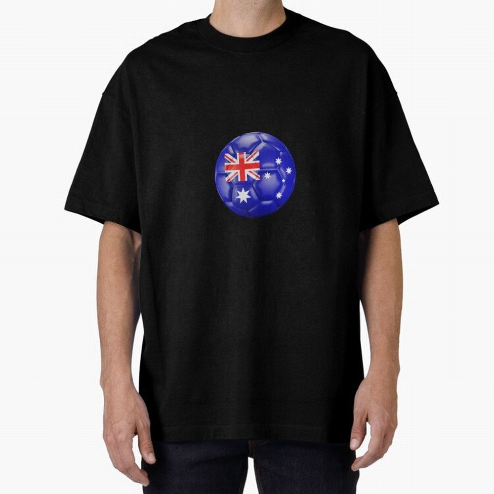 Australia Ball Classic T-Shirt Fuel Your Fan Pride for FIFA World Cup 2026 USA Canada Mexico Celebrating Mbappe and Neymar, Brazil, Portugal and Argentina Energy, Championship Spirit, Famous Goals, Roaring Crowds and International Football Unity;