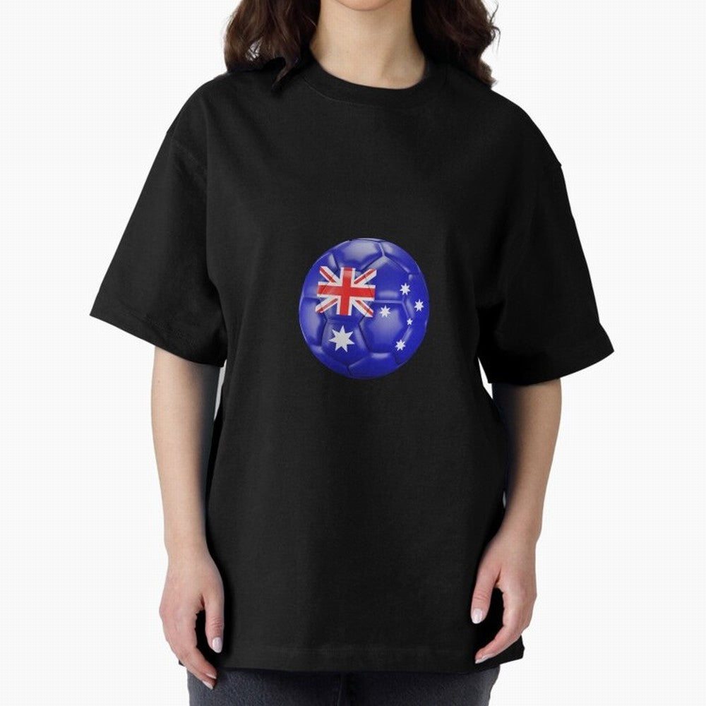 Australia Ball Classic T-Shirt Fuel Your Fan Pride for FIFA World Cup 2026 USA Canada Mexico Celebrating Mbappe and Neymar, Brazil, Portugal and Argentina Energy, Championship Spirit, Famous Goals, Roaring Crowds and International Football Unity;