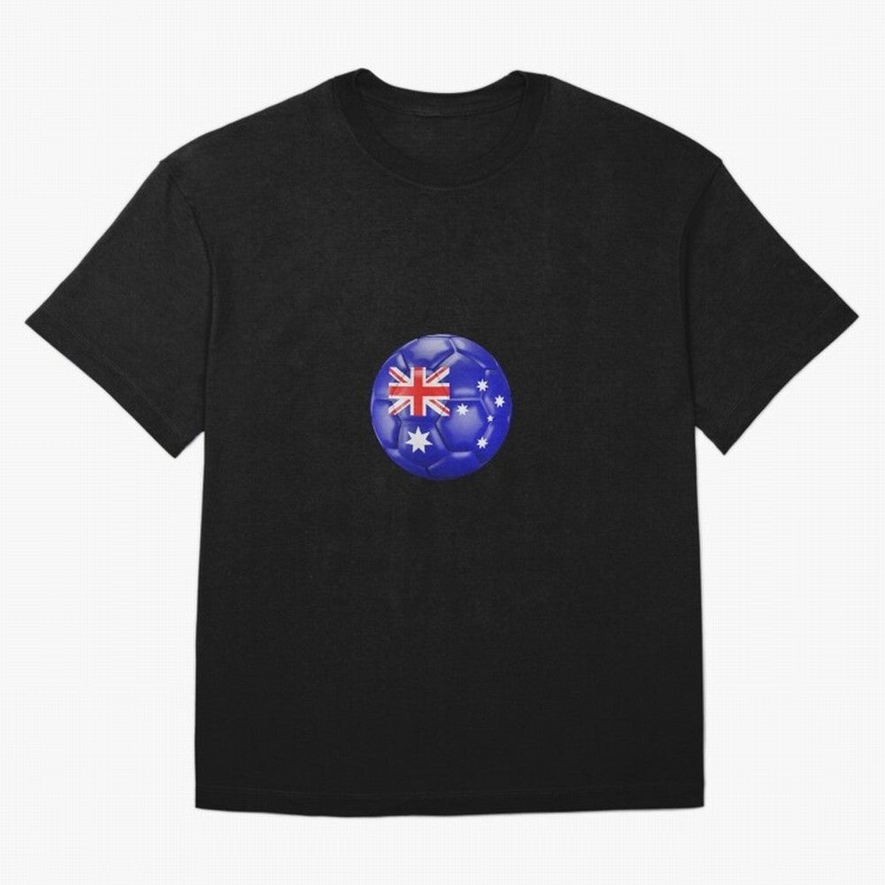 Australia Ball Classic T-Shirt Fuel Your Fan Pride for FIFA World Cup 2026 USA Canada Mexico Celebrating Mbappe and Neymar, Brazil, Portugal and Argentina Energy, Championship Spirit, Famous Goals, Roaring Crowds and International Football Unity;