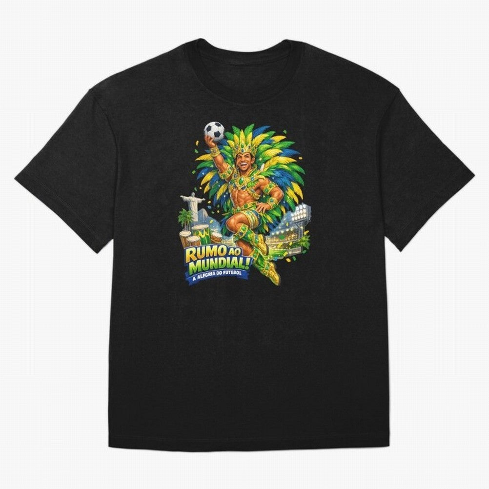 Brazil World Cup 2026 Carnival Fan Art Classic T-Shirt Celebrate Fan Culture around Match Day Hype around FIFA World Cup 2026 USA Canada Mexico, Messi and Cristiano Ronaldo, England, Global Supporter Spirit, Legendary Goals, National Colors and