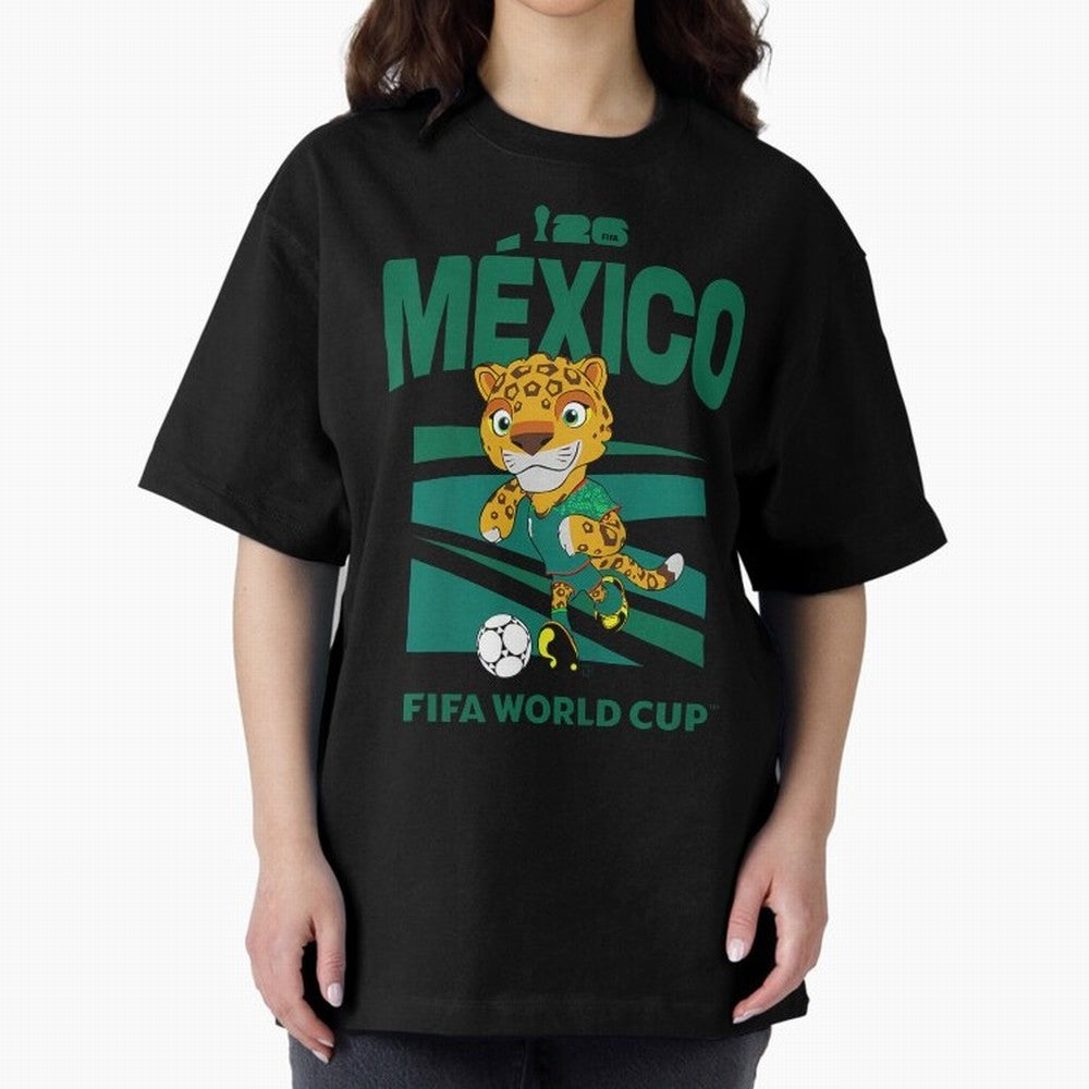 Kids World Cup26 Mexico Mascot Ball Classic T-Shirt Celebrate Fan Favorites in FIFA World Cup 2026 Group Stage Spirit, Featuring Germany, Messi and Cristiano Ronaldo, Football History, Final Match Energy, Crowd Noise and Once in a Lifetime Moments;