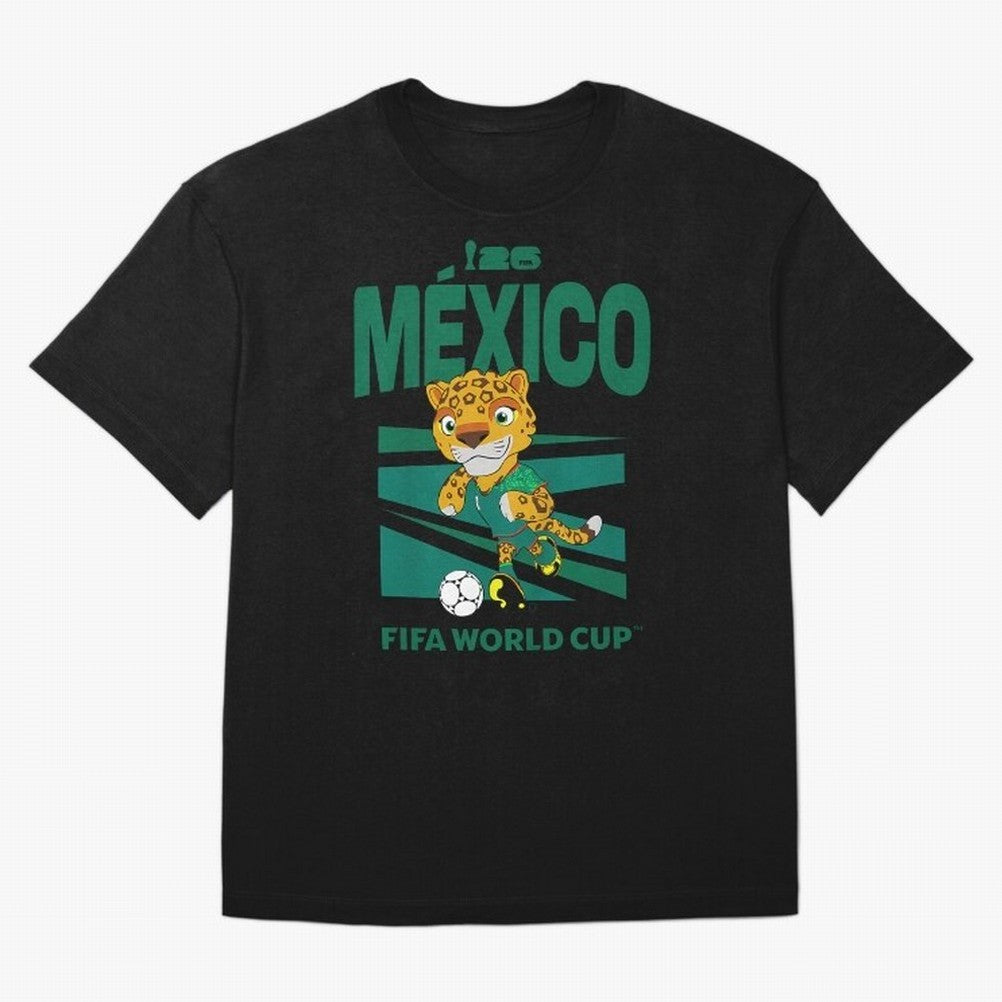 Kids World Cup26 Mexico Mascot Ball Classic T-Shirt Celebrate Fan Favorites in FIFA World Cup 2026 Group Stage Spirit, Featuring Germany, Messi and Cristiano Ronaldo, Football History, Final Match Energy, Crowd Noise and Once in a Lifetime Moments;