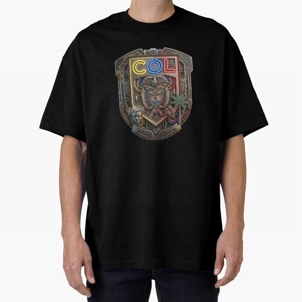 Feel the passion of Colombia with this dynamic Shield and soccer player design Classic T-Shirt Fuel Your Fan Pride for Match Day Hype around FIFA World Cup 2026 USA Canada Mexico, Messi and Cristiano Ronaldo, England, France and Netherlands, Sports