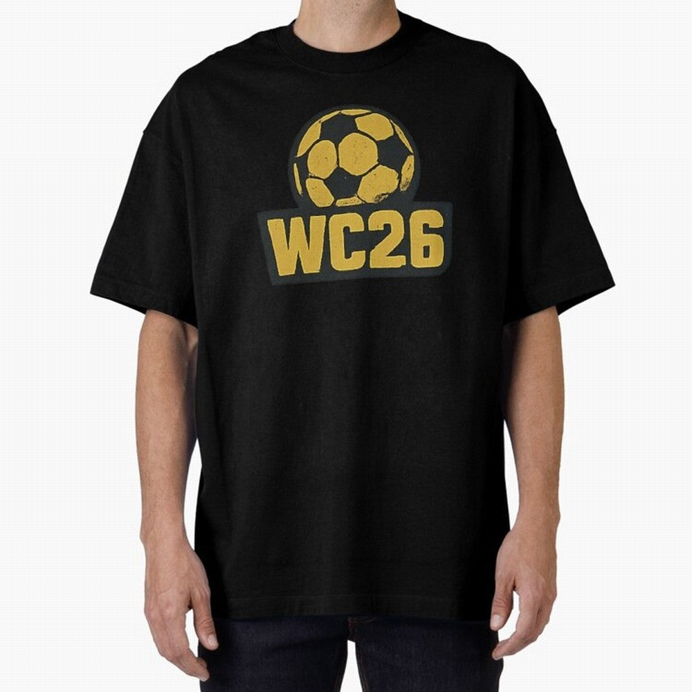 WC26 Soccer Ball Vintage Football Fan Design Classic T-Shirt Bring a Champion Mindset to FIFA World Cup 2026 Made for Messi, Spain and Netherlands Energy, Football History, Final Match Energy, Crowd Noise and Once in a Lifetime Moments; Perfect for