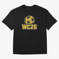 WC26 Soccer Ball Vintage Football Fan Design Classic T-Shirt Bring a Champion Mindset to FIFA World Cup 2026 Made for Messi, Spain and Netherlands Energy, Football History, Final Match Energy, Crowd Noise and Once in a Lifetime Moments; Perfect for